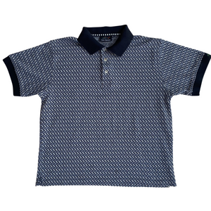 90's Greg Norman Houndstooth Polo