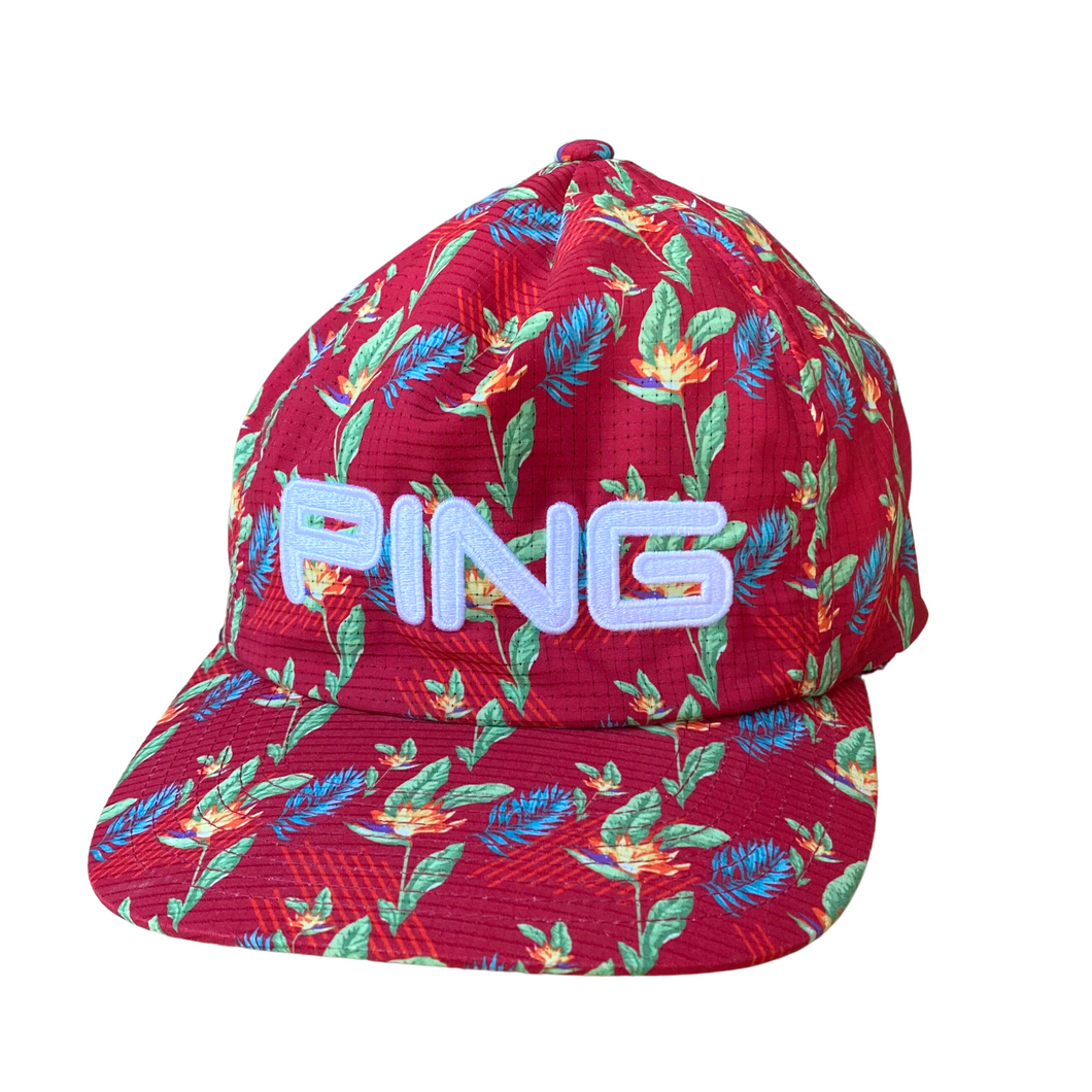 2000's PING Floral Strapback Hat