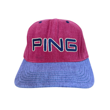 Load image into Gallery viewer, 90&#39;s Faded Ping Strapback