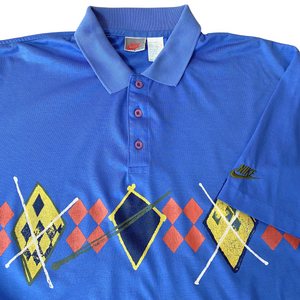 90's Nike Geometric Polo