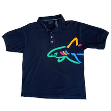 Load image into Gallery viewer, 90&#39;s Greg Norman Black Shark Polo