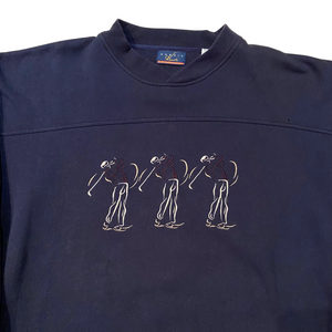 90's Gordie Howe Silhouette Sweatshirt