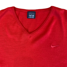 Load image into Gallery viewer, 2000&#39;s Nike Golf &quot;Sunday Red&quot; V-Neck Sweater