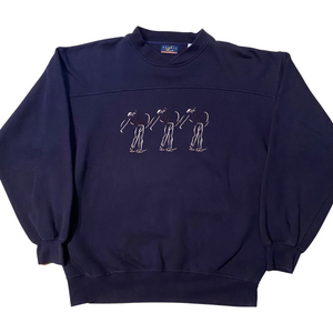 90's Gordie Howe Silhouette Sweatshirt