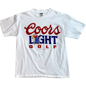 90's Coors Light Golf T-Shirt