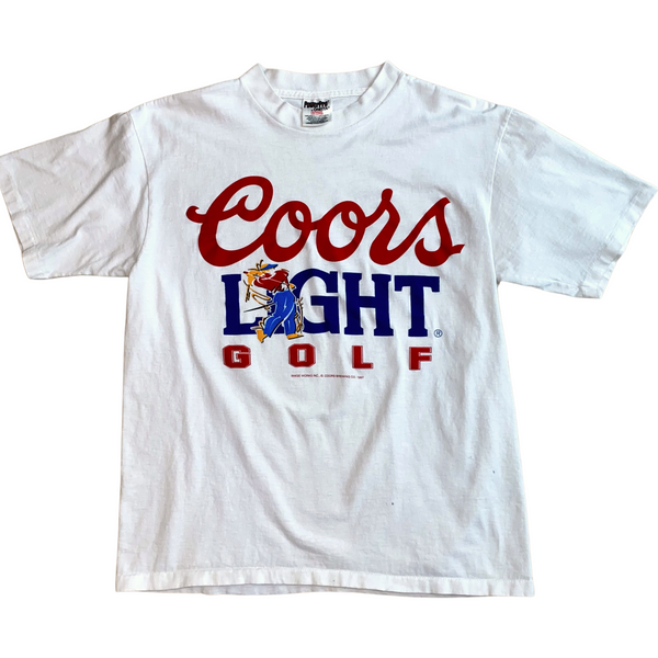 90's Coors Light Golf T-Shirt