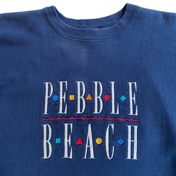 80's Pebble Beach Champion Reverse Weave Sweatshirt