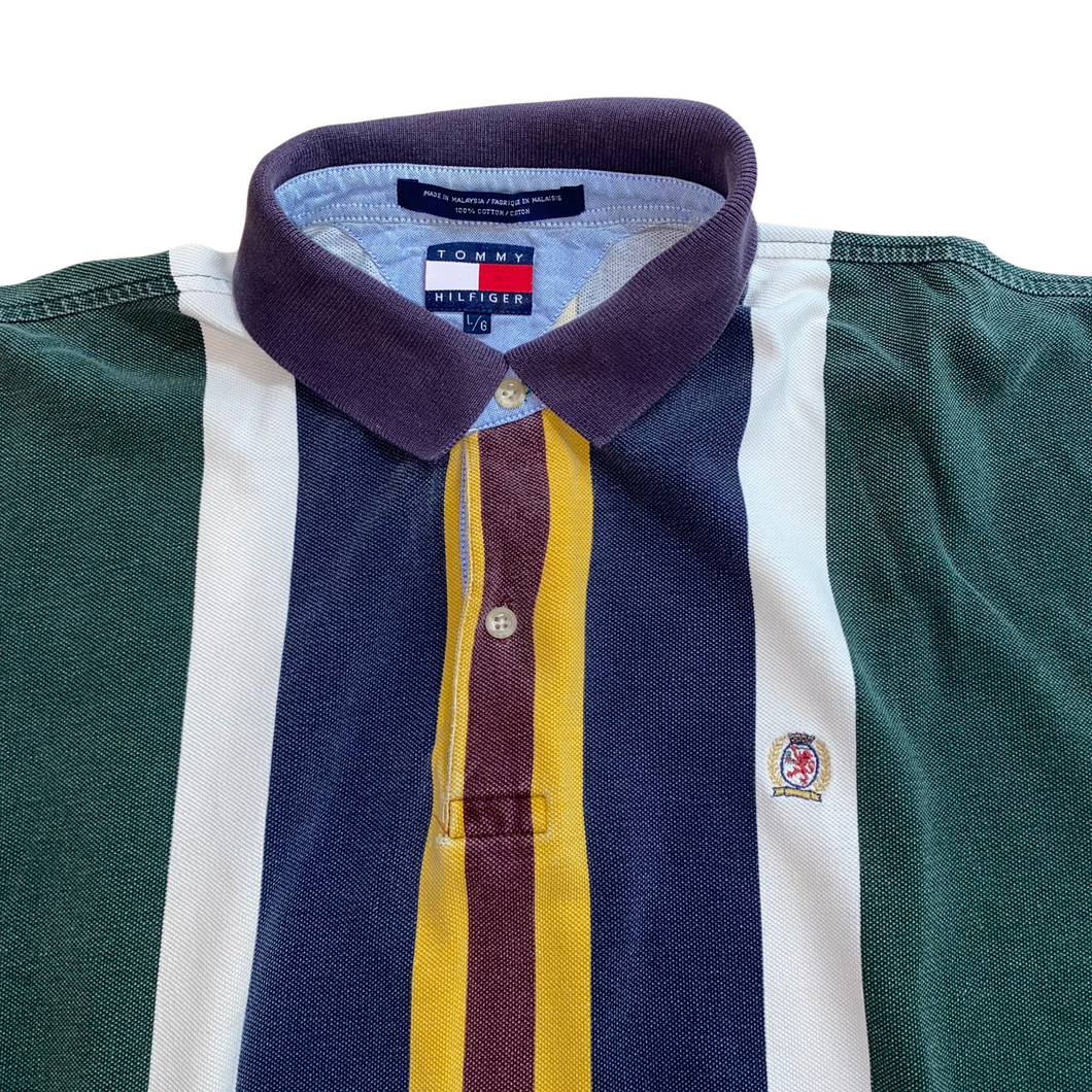 90's Tommy Hilfiger Striped Polo